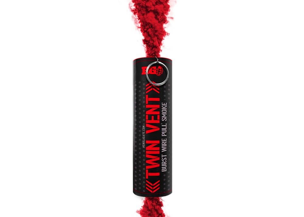 Enola Gaye Burst Twin - Red